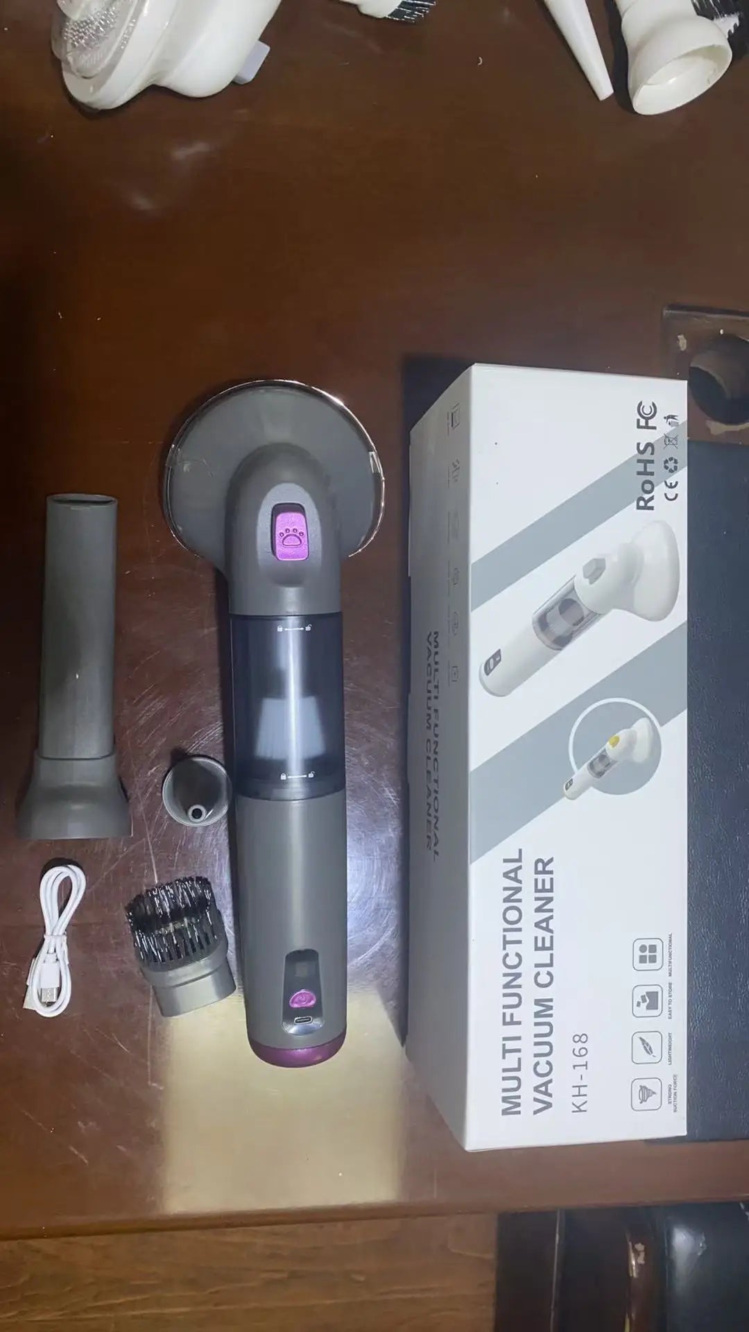 Multifunctional pet vacuum cleaner with advanced cyclonic technology for long lasting suction and pet hair removal