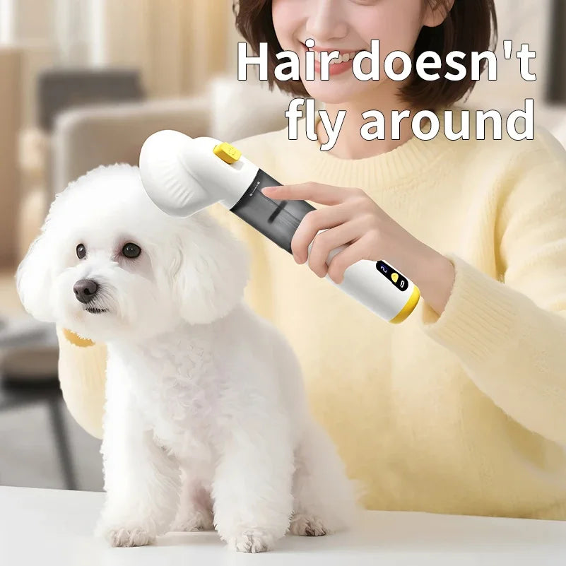Multifunctional pet vacuum cleaner with advanced cyclonic technology for long lasting suction and pet hair removal