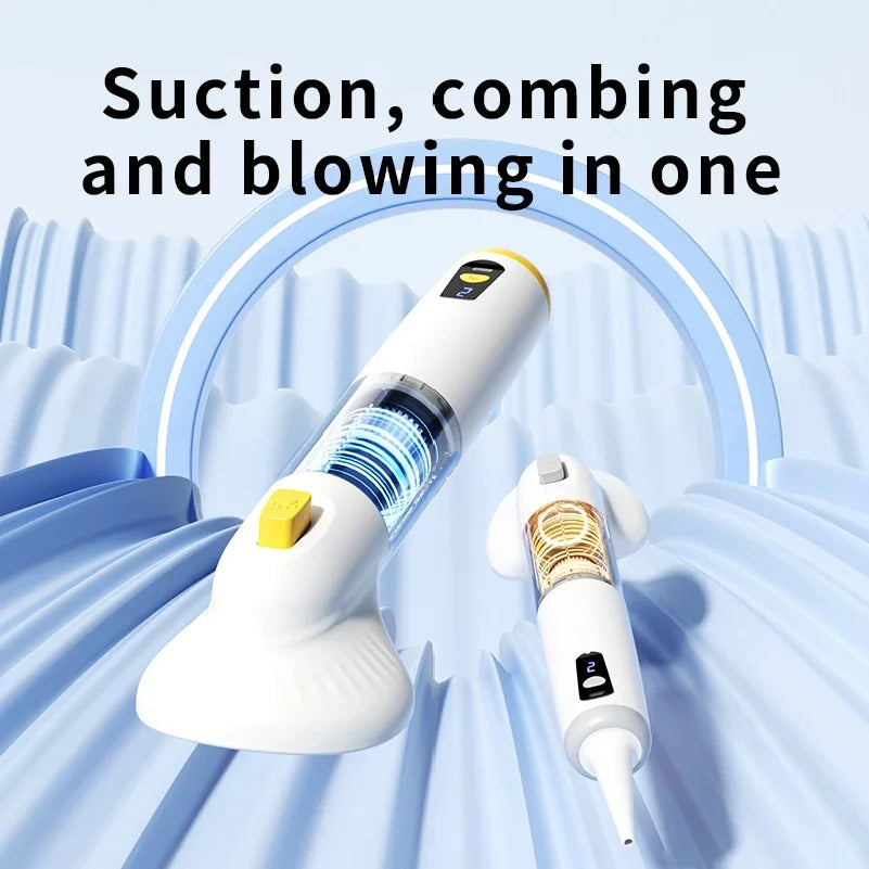Multifunctional pet vacuum cleaner with advanced cyclonic technology for long lasting suction and pet hair removal