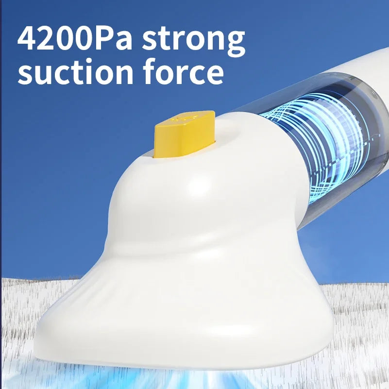 Multifunctional pet vacuum cleaner with advanced cyclonic technology for long lasting suction and pet hair removal
